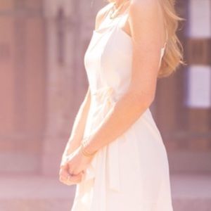 White Graduation dress worn once